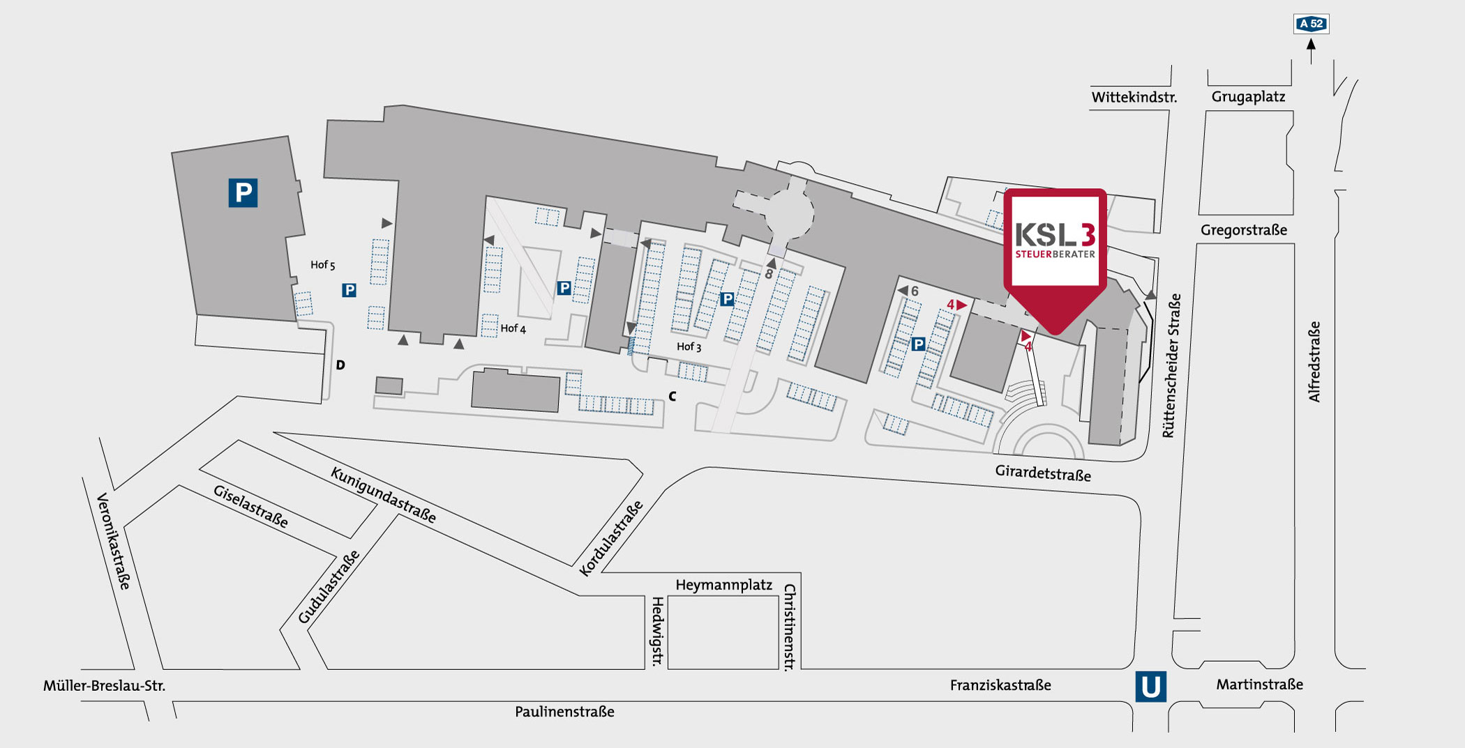 KSL3-Steuerkanzlei Steuerberatung-anfahrt-karte-giradet